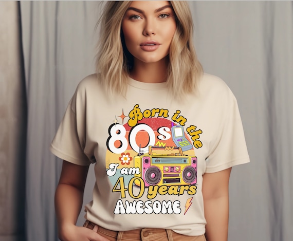 Vintage 1980 Clothes 40 Years Old Retro 40th Birthday Gifts T-Shirt Vintage 1980 Clothes 40 Years Old Retro 40th Birthday Gifts T-Shirt