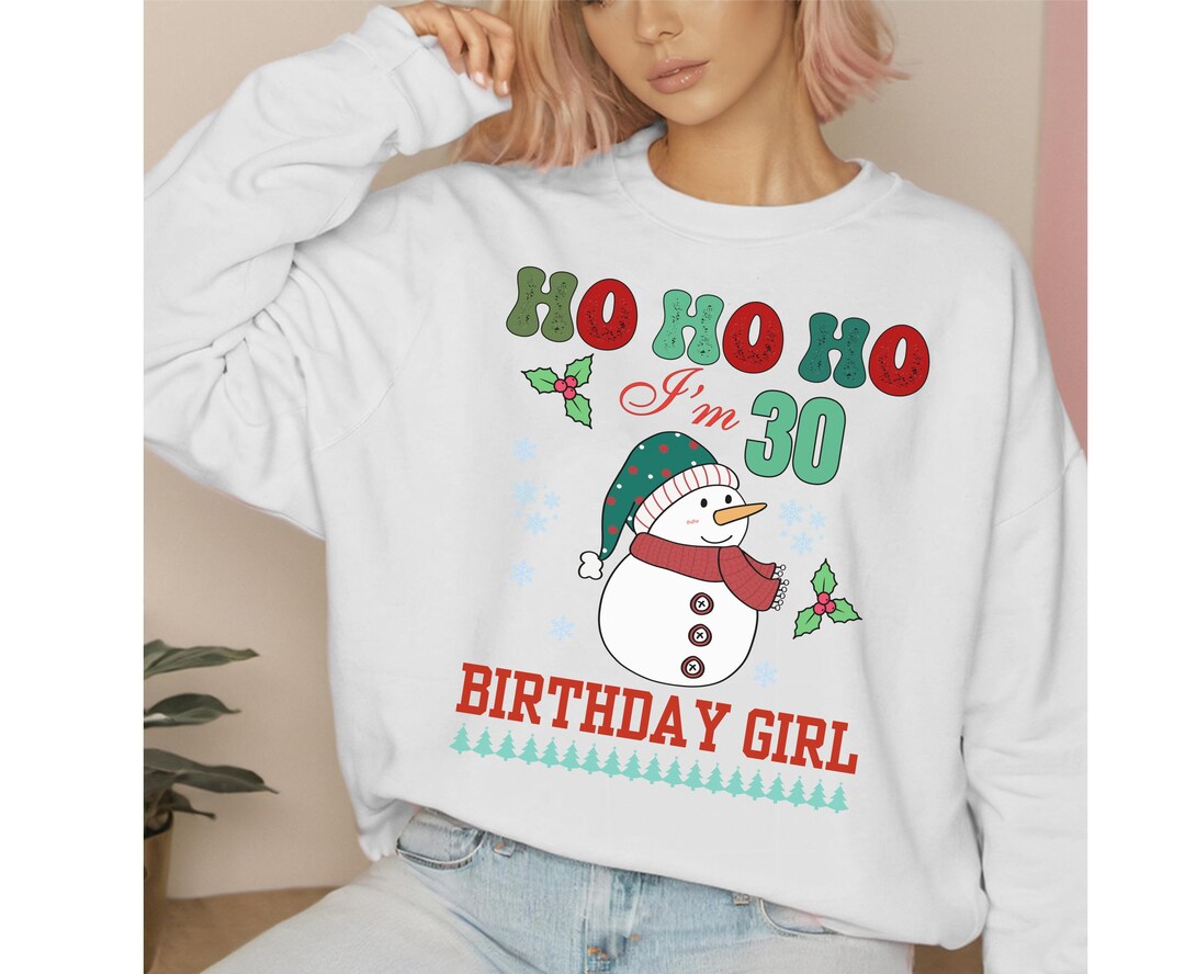 Custom 30th Birthday Christmas T Shirt Sweatshirt Gift For Men Women Custom 30th Birthday Christmas T Shirt Sweatshirt Gift For Men Women