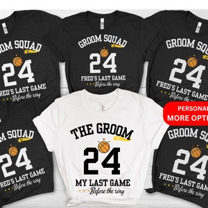 Basketball Themed Bachelor Party T Shirt, Basket ball Groom Groomsmen Stag Party Tee Shirts for Men Basketball Lover Wedding Tshirt gift