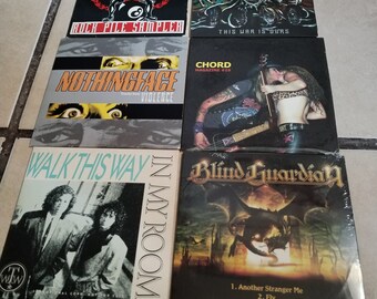 Random lot of 10 Promo CDs (Rock/Metal), Demo, Compilation, Rare, For collectors