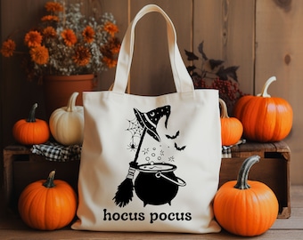 HeksenHalloween | Heks draagtas | Griezelige en chique Trick or Treat-tas voor volwassenen | Halloween snoep tas