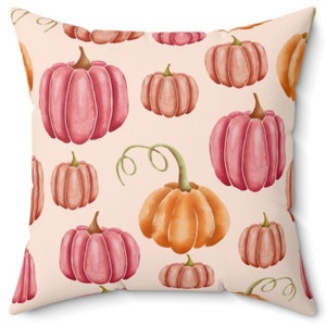 Nostalgic Pumpkin Patch Halloween Pillow - Pumpkin Pillows Autumn Decor and Halloween Gift