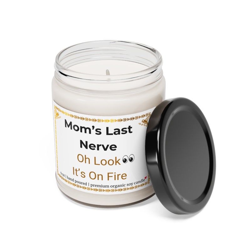 Funny Candle, Mom's Last Nerve Premium Homemade Candles for Mom large 9