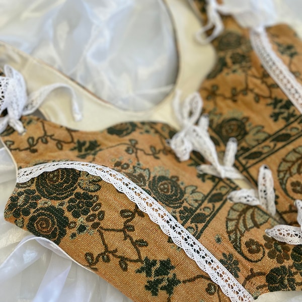 Corset tissu vintage