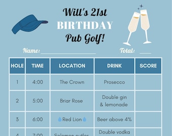 Customisable Pub Golf Templates Green Pint Template Etsy Customisable Pub Golf Templates Green Pint Template Etsy