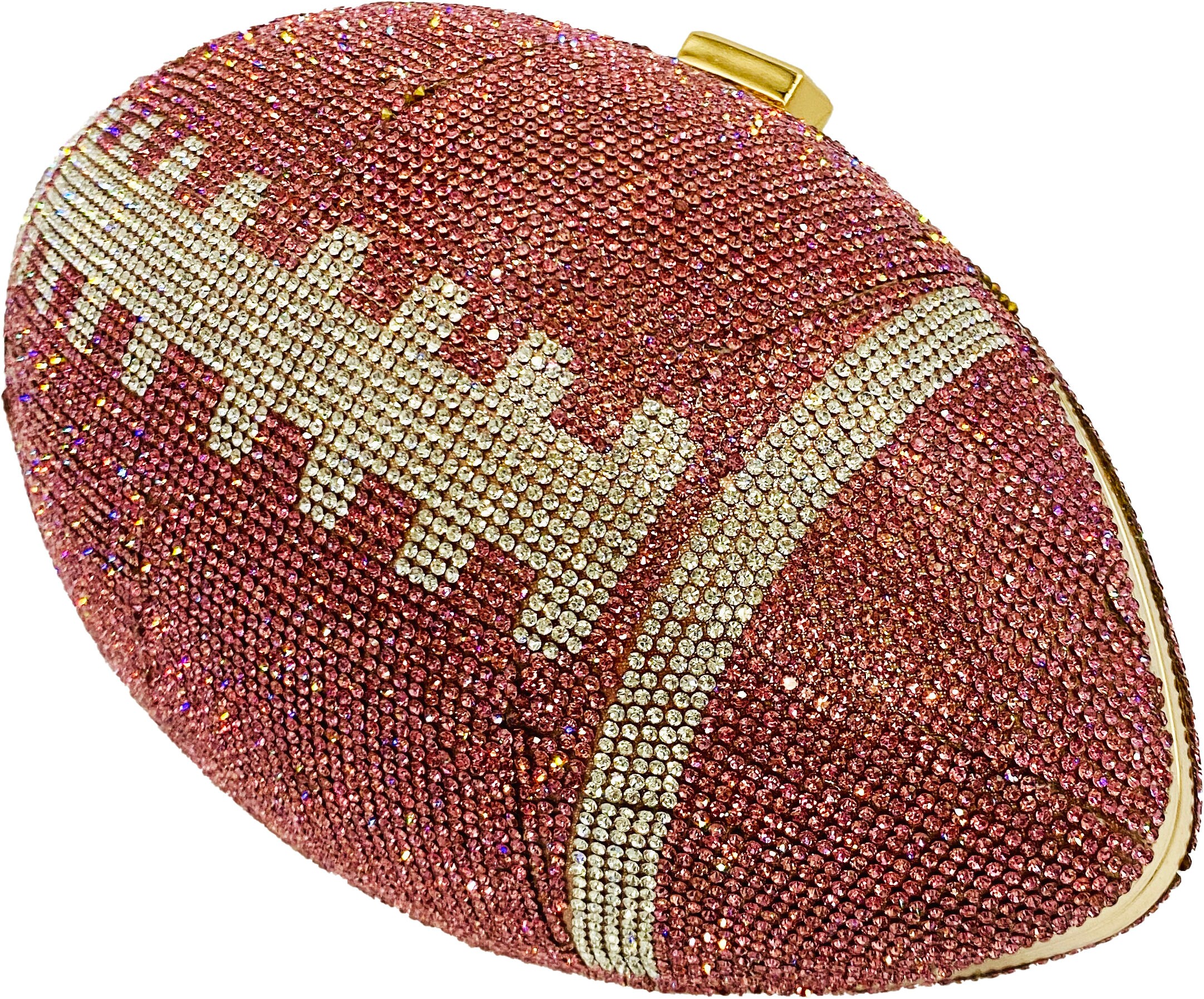 Football Bling Purse Rhinestone Clutch Purses For Women Crystal Ball Purse  Rugby Ball Shaped Bag With Shoulder Chain | Fruugo ZA
