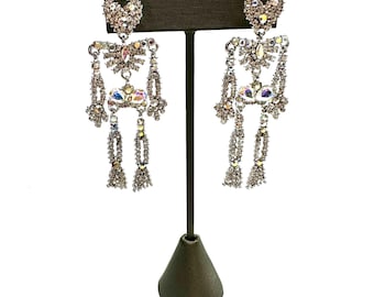 Blinged Out Skeleton Earrings - Add serious sparkle to your spooky season - For serious spooky queens and glam ghouls only