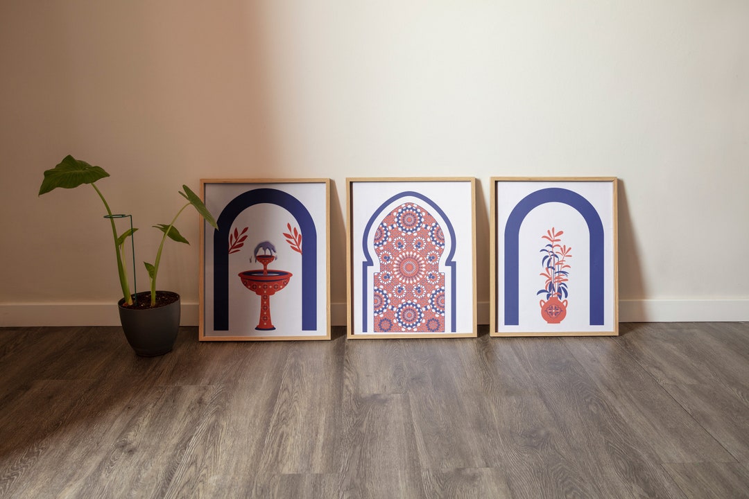 Pattern Wall Art Middle Eastern Wall Art Turkish Style Etsy UK