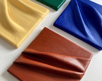 Handmade 3D Wall Art | Textured Clay & Plaster | 20x20cm | Modern Minimalist Décor