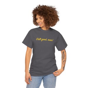 ¡Todo bien, amigo! Camiseta unisex de algodón grueso, camiseta gráfica informal, corte holgado, regalo para amigos, para uso diario. imagen 6