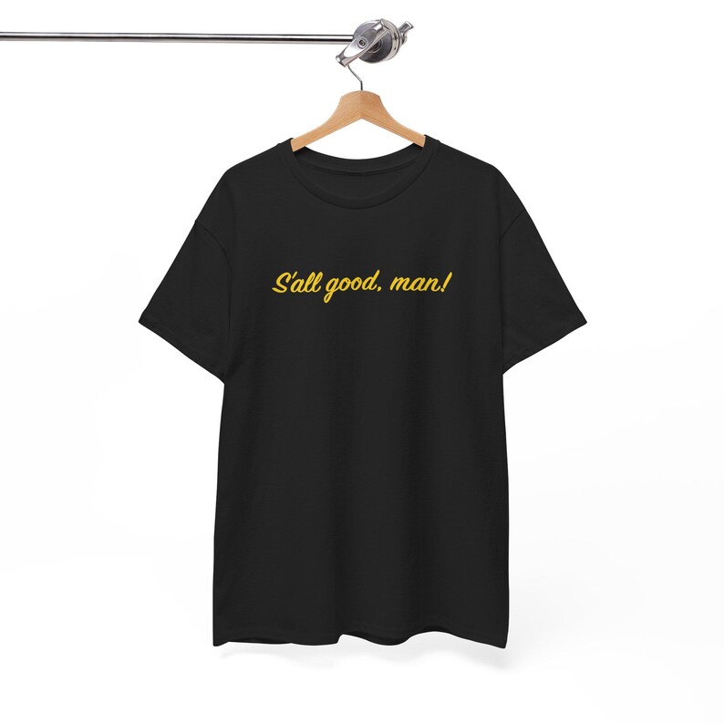 ¡Todo bien, amigo! Camiseta unisex de algodón grueso, camiseta gráfica informal, corte holgado, regalo para amigos, para uso diario. imagen 1