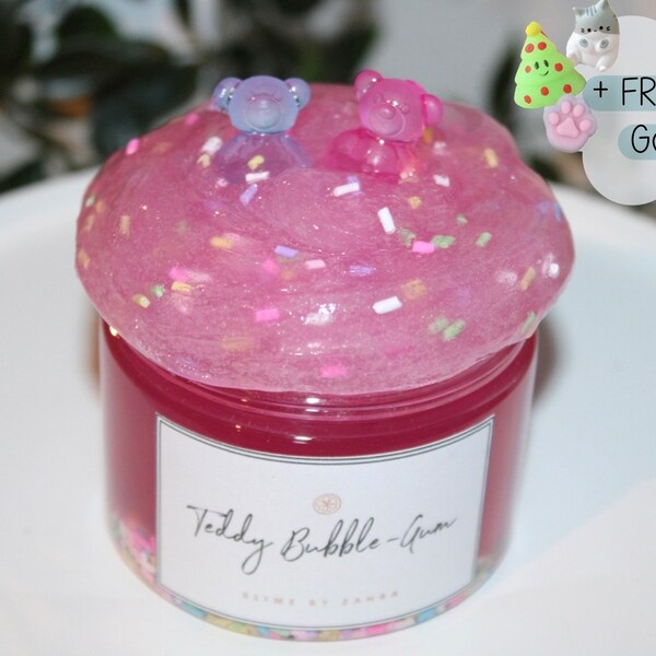 Slime "Teddy Bubble-Gum" 135ml - Slime by Zahra