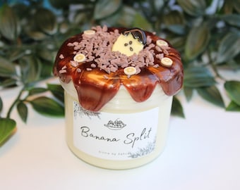 Slime “Banana Split” - Glansigt slime