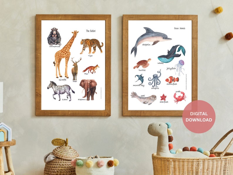 Creative Alphabet Classroom Poster Set | Educational Printable Digital ...