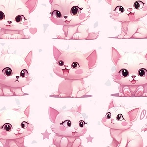 GATO GATITO - Twitch, Discord, YouTube Streaming - Suave y tierno gatito rosa