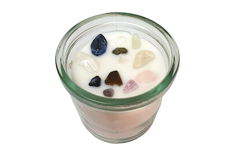 Gemstone Candle Etsy