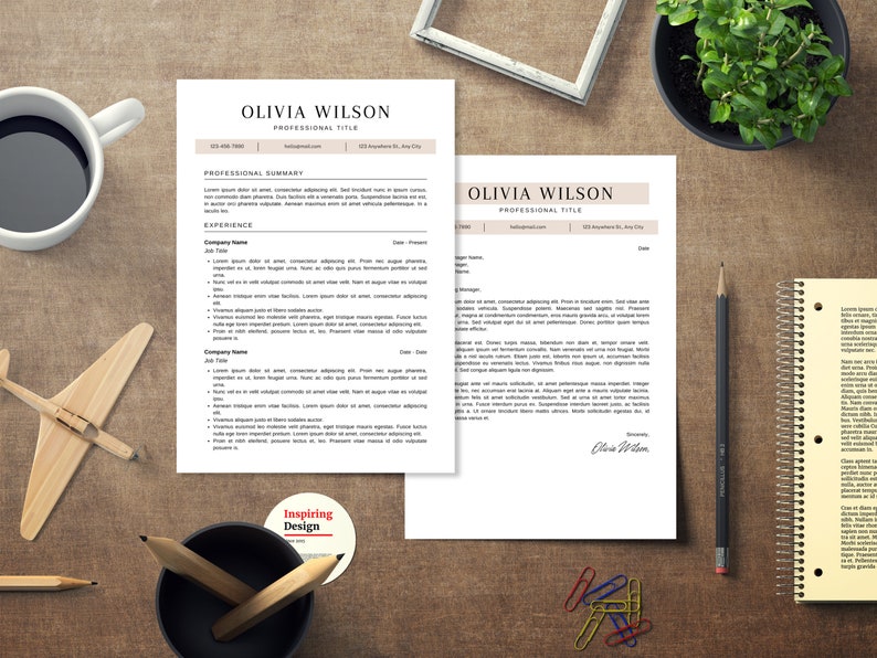 ATS Optimized Resume Template Elegant Design Printable Resume Template
