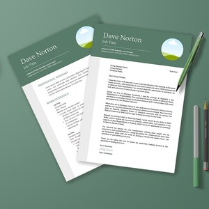 Modern Professional Resume Template | Minimalist Resume Template | Clean Simple Resume Template | CV Template | Cover Letter
