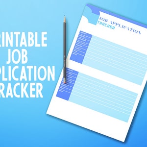 Job Application Tracker, and Interview Tracker , Instant Download, PRINTABLES Pdf