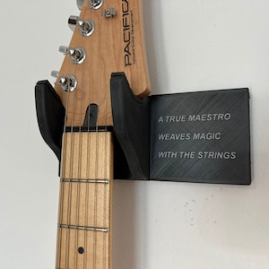 Personalized Guitar Wall Mount - Perfect Gift for Music Lovers!