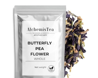 Organic Butterfly Pea Flowers: Natural Blue Tea & DIY Dye