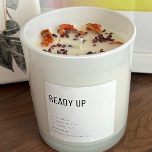 Ready Up! Vanilla Video Game Candle - Video Game and Gamer Inspired. Join the Battle Royale. Candle for Epic Gaming - Gamer Decor - Gaming