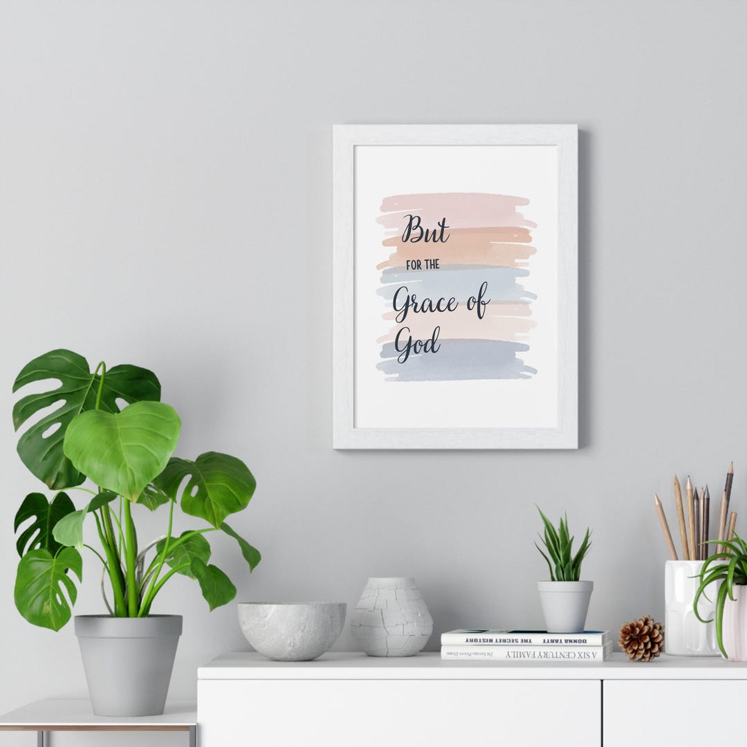 AA Slogan Print: but for the Grace of God, Recovery Art (digital ...