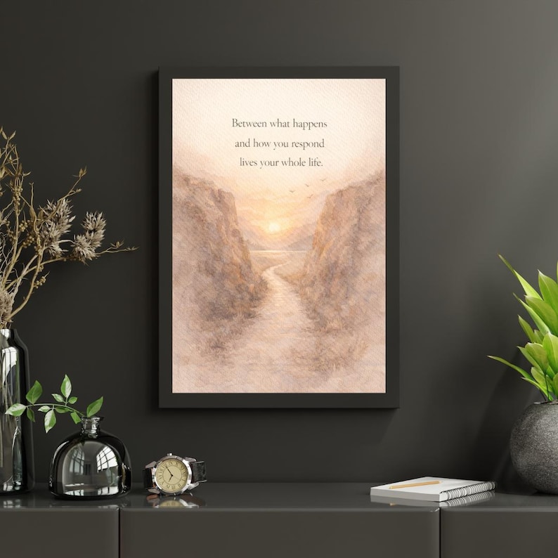 Motivational Wall Art Printable, Mindset Quote Print, Inspirational ...