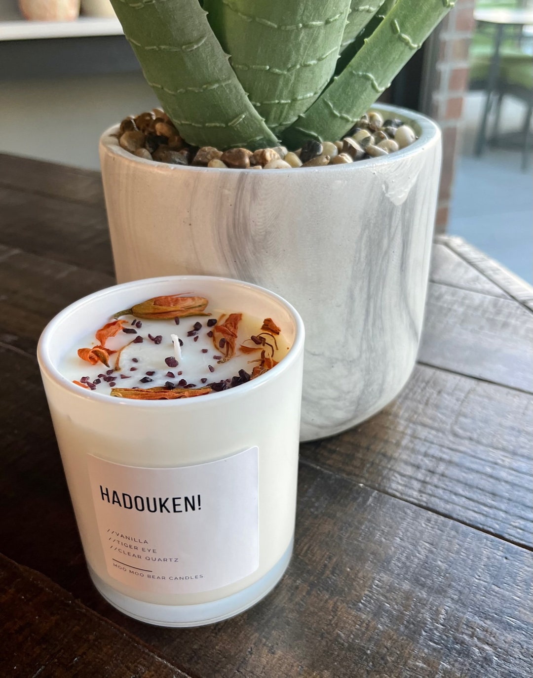 Hadouken Fireblast Rose Candle Gamers Legacy Candle Iconic Etsy