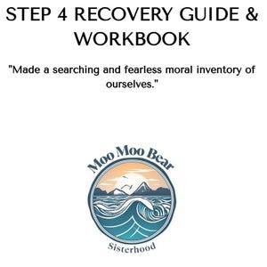 Step 4 Digital Recovery Workbook | AA Fourth Step Inventory Guide | Sobriety Journal | Addiction Recovery | Alcoholics Anonymous | 12 Steps