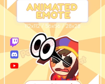 Animated Pomni Emote, Digital Circus (Discord, Twitch, Youtube)