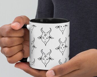 Satanic goat mug