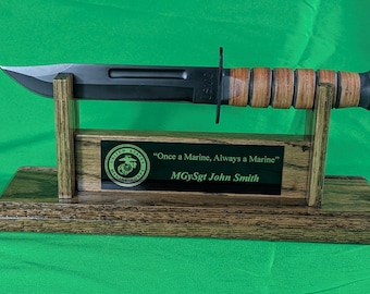 Marine Ka-BAR Knife Stand
