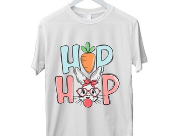 Hip Hop Easter Easter Bunny T-Shirt Kids Easter TShirt Easter Day Shirt for girls boys men women Unisex Kids Adults Tops