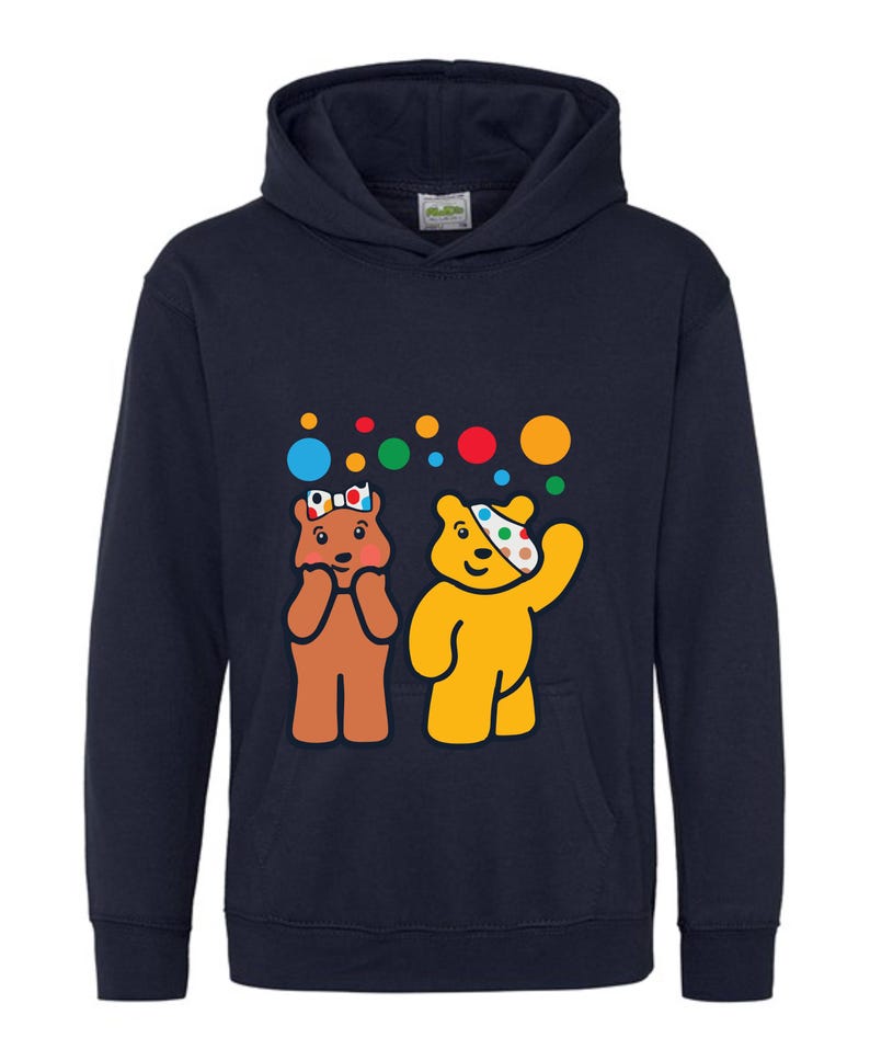 PUDSEY Bear 2024 Hoodie Spotty Day Children in Need Cute Hoodie