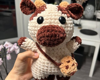 Amigurumi-Kuh-Plüschtier-Handmade