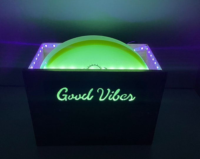 Disc Golf Glow Box Bag Insert, Personalized Etsy
