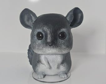 Custom Chinchilla Figurine Sculpture - Personalized Pet Memorial Gift, Unique Pet Lover Gift, Animal Memorial Statue USMCA tax exemption
