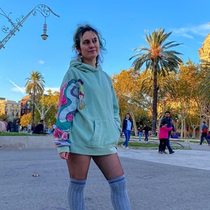 Sudadera/Hoddie Personalizado Pintado a Mano Sobre pedido