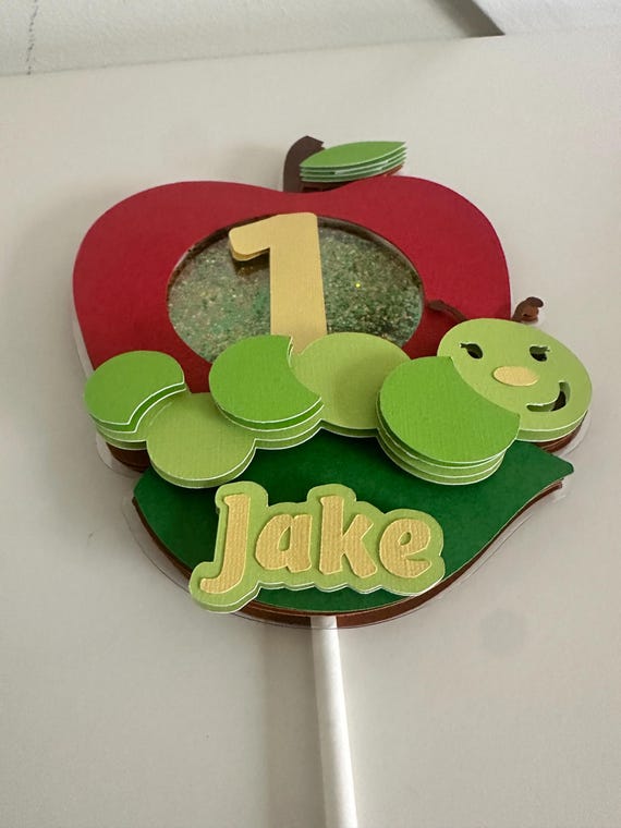 Caterpillar Cake Topper Hungry Caterpillar Cake Topper Oruga Tematica Etsy