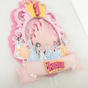 Topo de bolo princesa