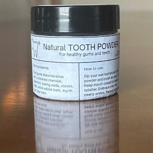 Organic Natural Toothpaste Powder