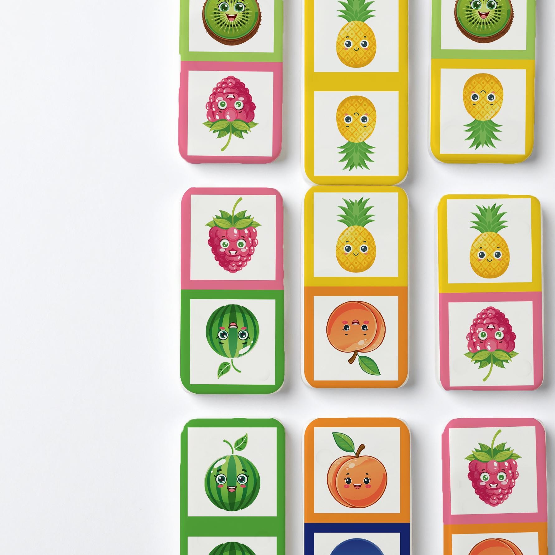 Fruity Domino Printable Game – Fun Kids Matching Game | PDF + PNG for ...