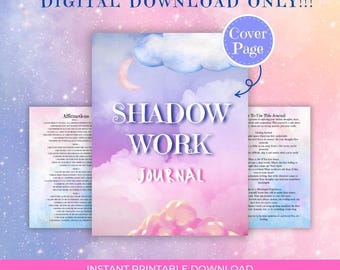30-Day Shadow Work Journal: Self-Growth Prompts (Printable Digital Download)