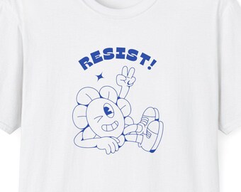 Camiseta de Resistencia / Camiseta Unisex de Resistencia / Camiseta con Caricatura Anti Trump / Camiseta de Resistencia / Camiseta para Hombre / Camiseta para Mujer / Feminista Pro Democracia