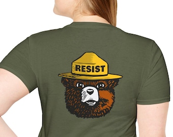 Resist Bear Shirt, Protect National Parks, Support Federal Workers