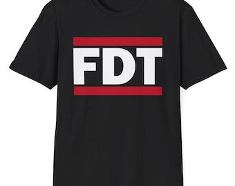 Camiseta FDT (F Donald Trump) / Camiseta sutil FDT / Camiseta anti-Trump, anti-Elon, anti-MAGA / Camiseta liberal demócrata / Protesta feminista a favor de la democracia