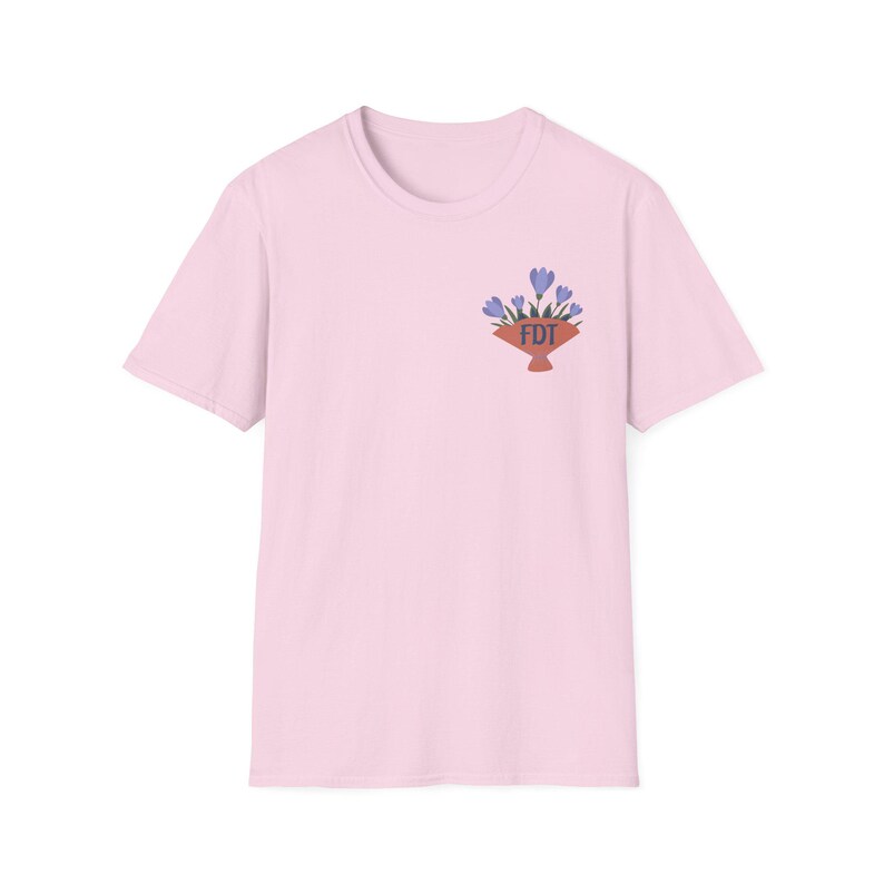 Camiseta FDT (F Donald Trump) / Camiseta sutil FDT / Camiseta anti-Trump, anti-Elon, anti-MAGA / Camiseta liberal demócrata / Feminista pro democracia Light Pink