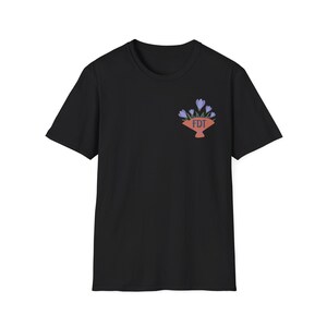 Camiseta FDT (F Donald Trump) / Camiseta sutil FDT / Camiseta anti-Trump, anti-Elon, anti-MAGA / Camiseta liberal demócrata / Feminista pro democracia Black