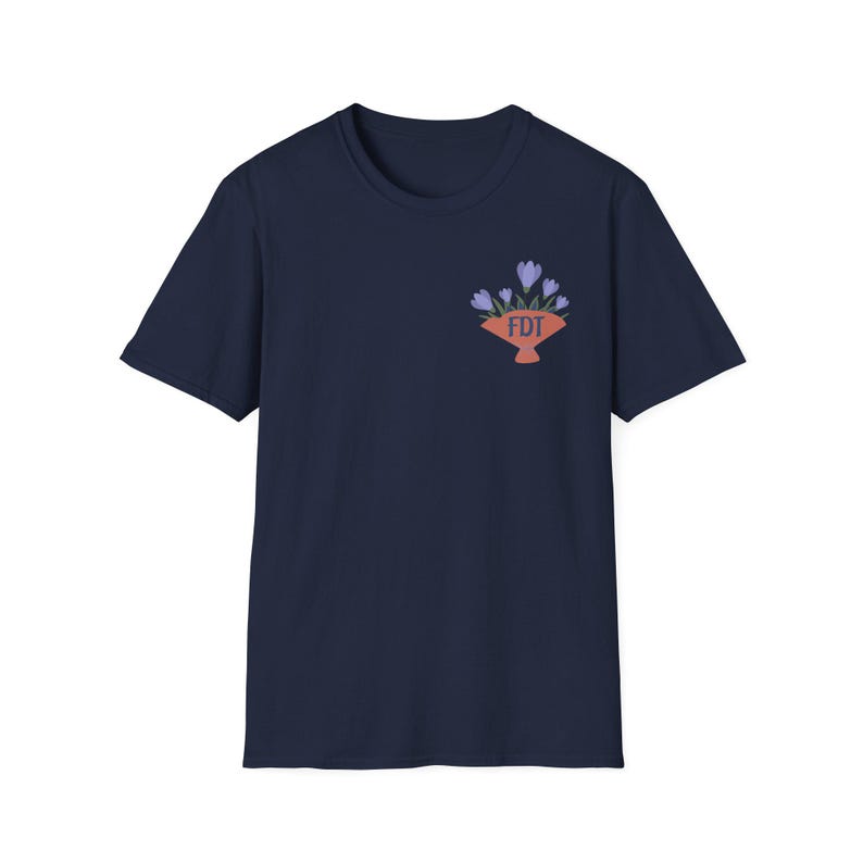 Camiseta FDT (F Donald Trump) / Camiseta sutil FDT / Camiseta anti-Trump, anti-Elon, anti-MAGA / Camiseta liberal demócrata / Feminista pro democracia Navy